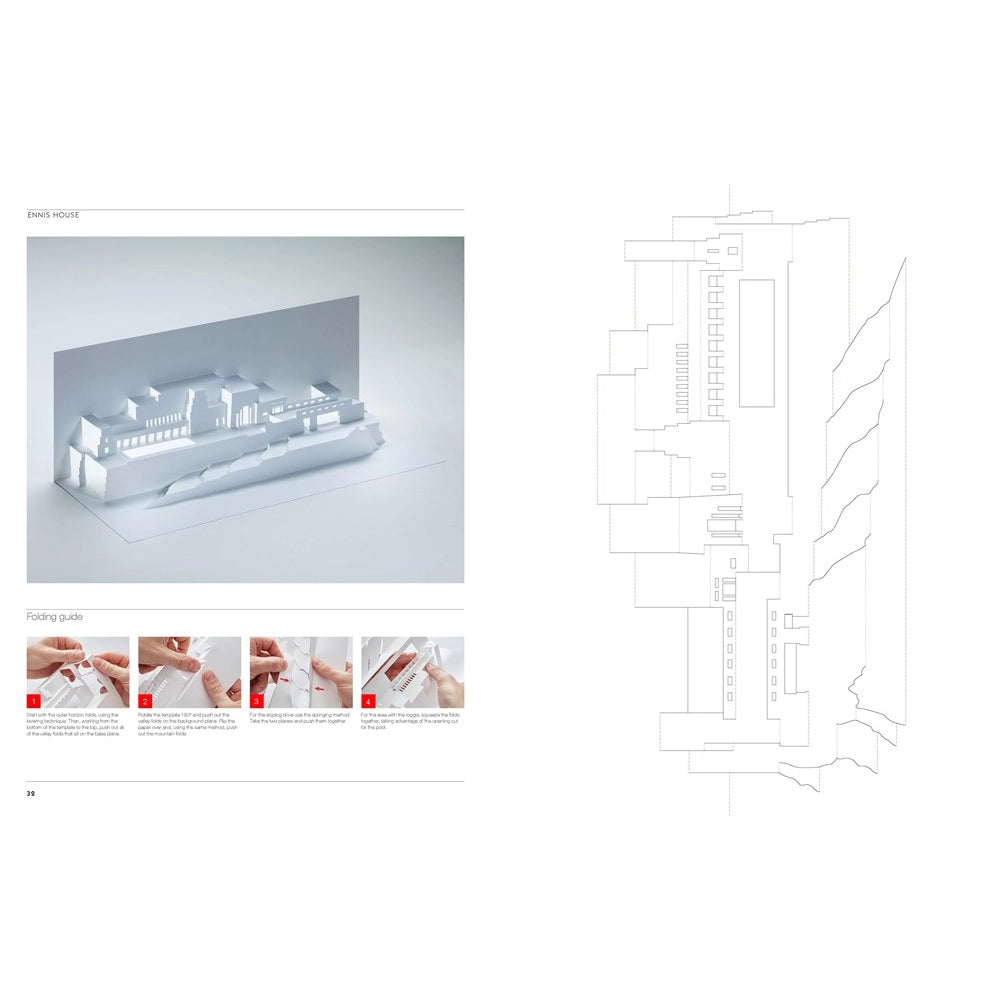 Frank Lloyd Wright Paper Models: 14 Kirigami Buildings to Cut and Fold
