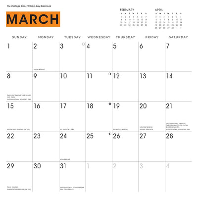 Cat People to Judge in Art and Life 2026 Wall Calendar