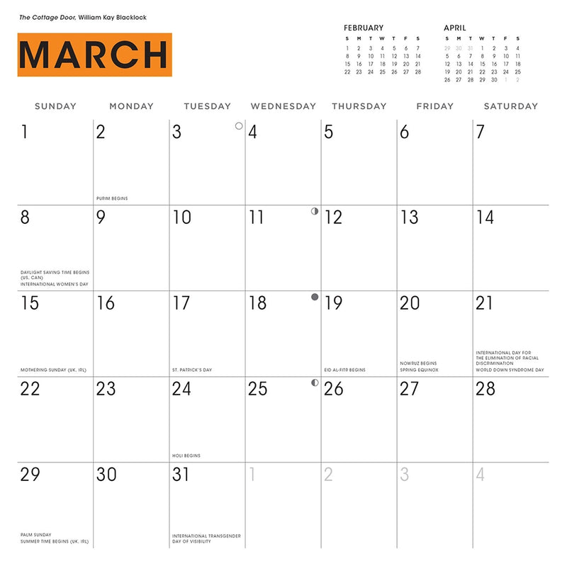 Cat People to Judge in Art and Life 2026 Wall Calendar