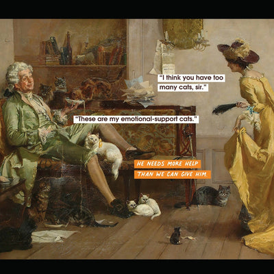 Cat People to Judge in Art and Life 2026 Wall Calendar