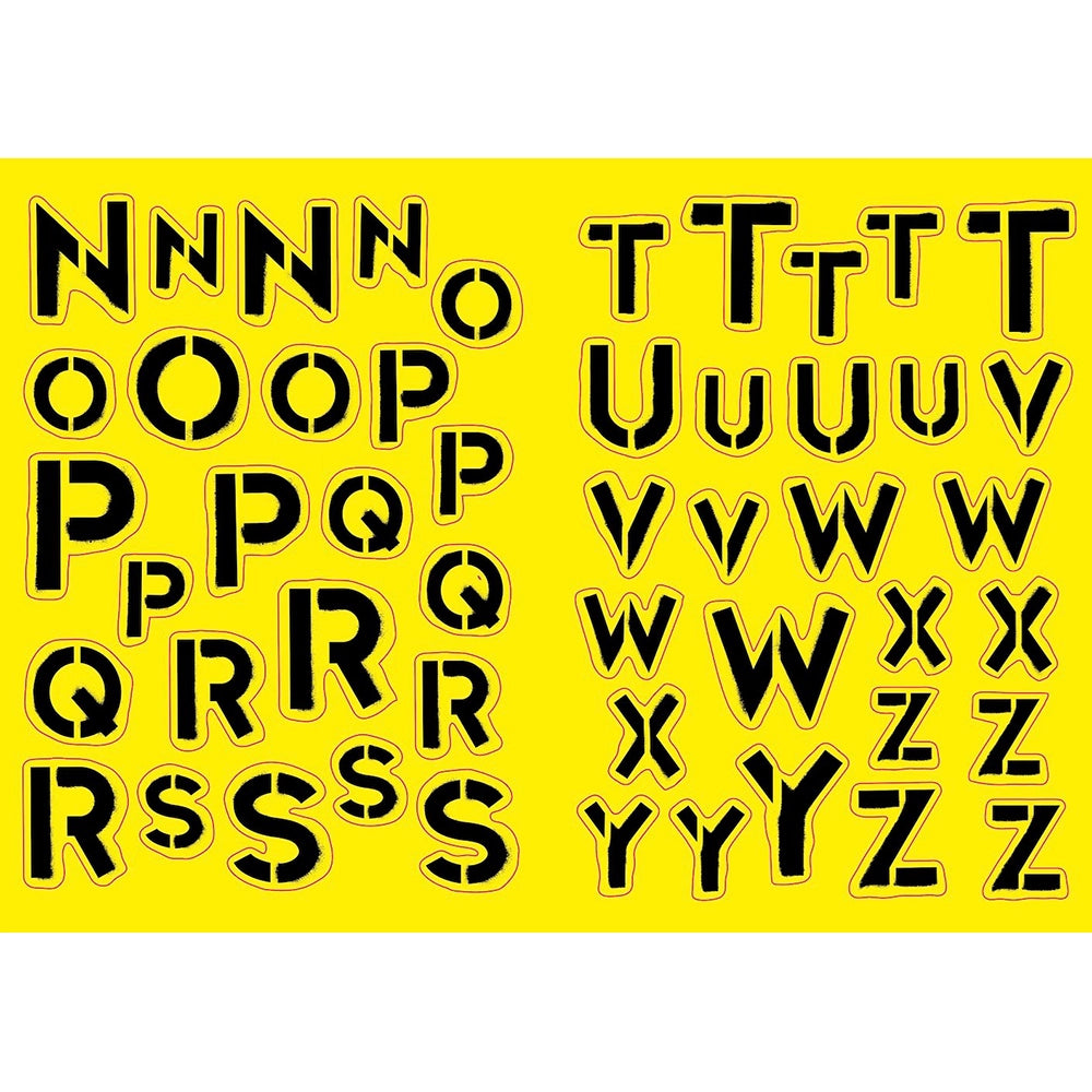 The Graffiti Alphabet Sticker Book: Over 1000 stickers!