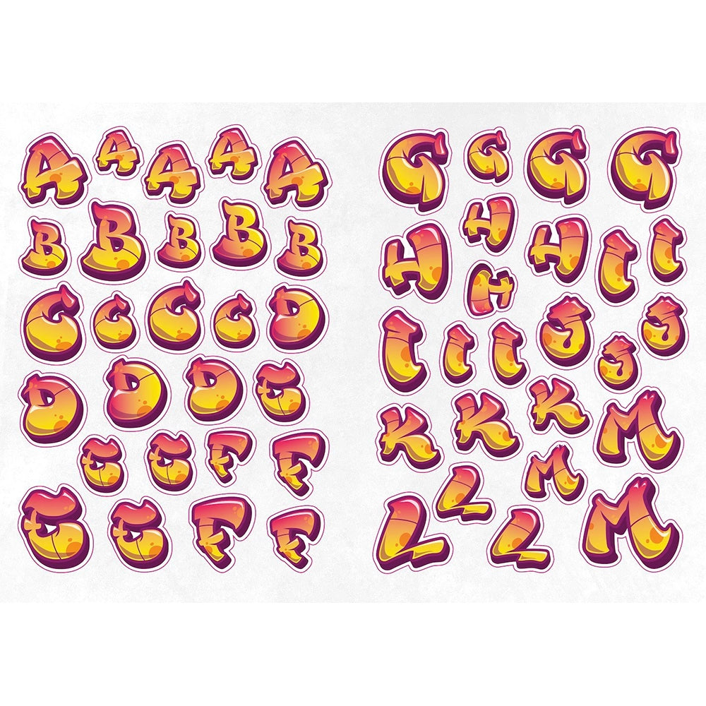 The Graffiti Alphabet Sticker Book: Over 1000 stickers!