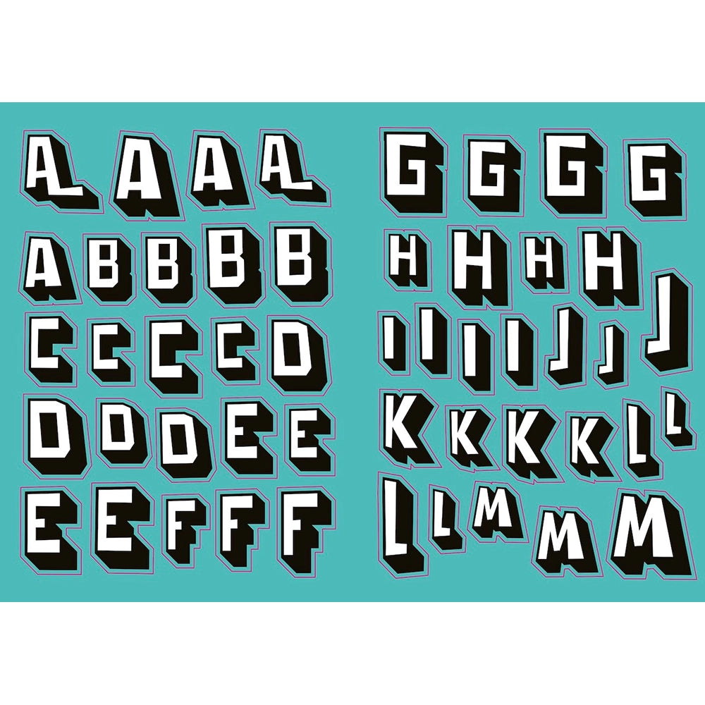 The Graffiti Alphabet Sticker Book: Over 1000 stickers!