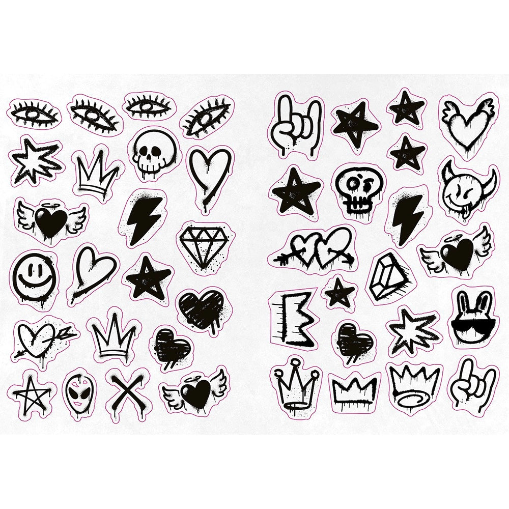 The Graffiti Alphabet Sticker Book: Over 1000 stickers!