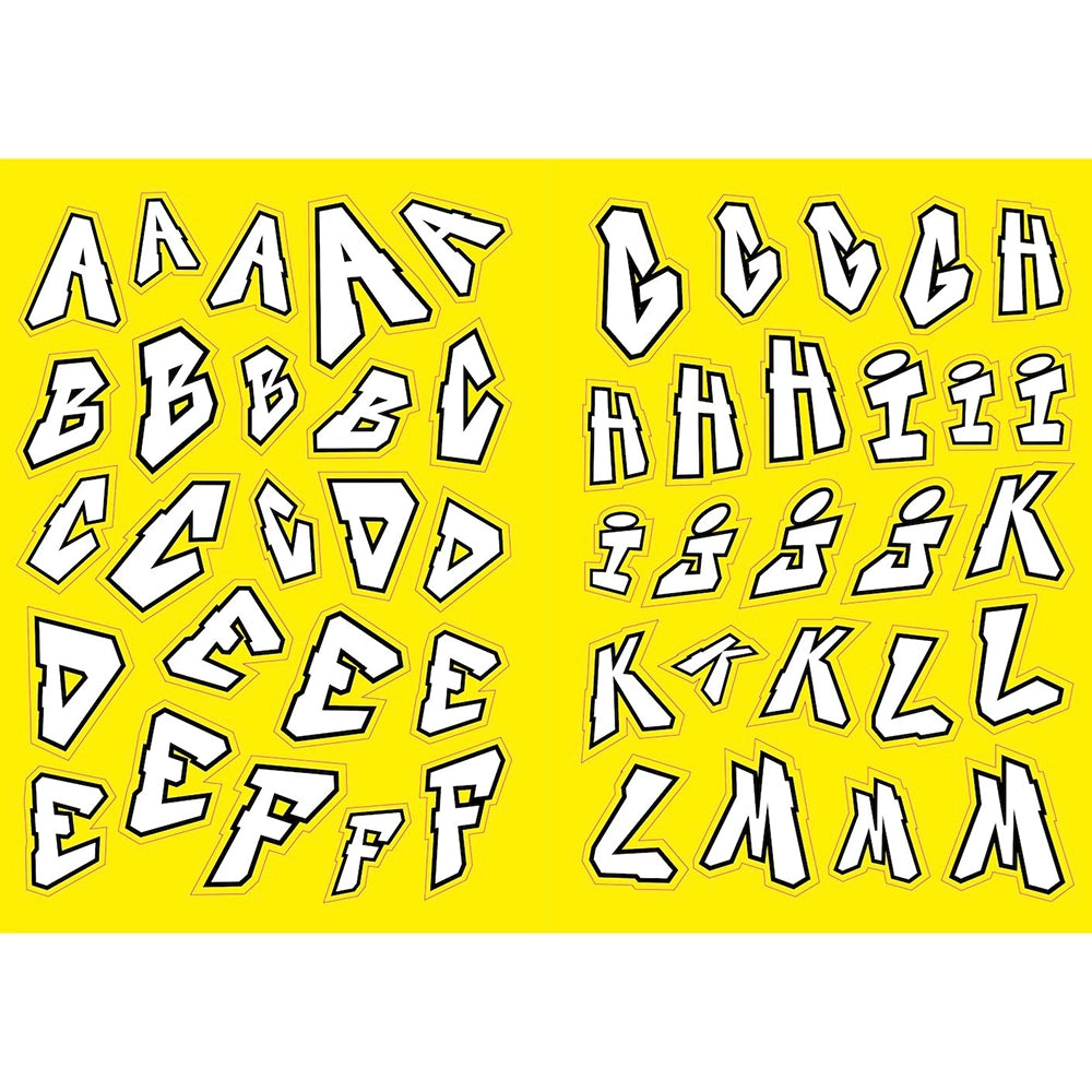 The Graffiti Alphabet Sticker Book: Over 1000 stickers!