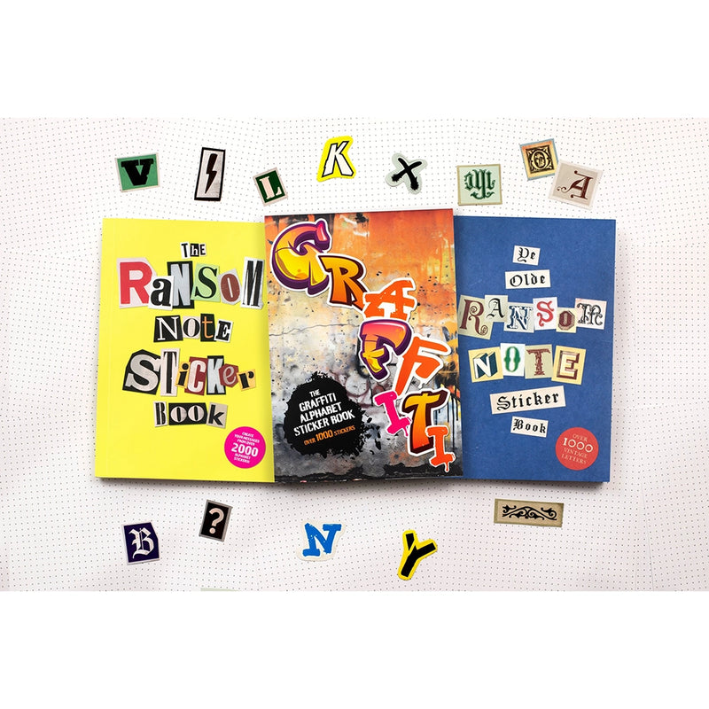 The Graffiti Alphabet Sticker Book: Over 1000 stickers!