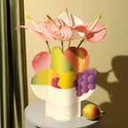 Paper Fruit Bowl Vase