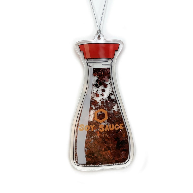 Soy Sauce Glitter Shaker Ornament