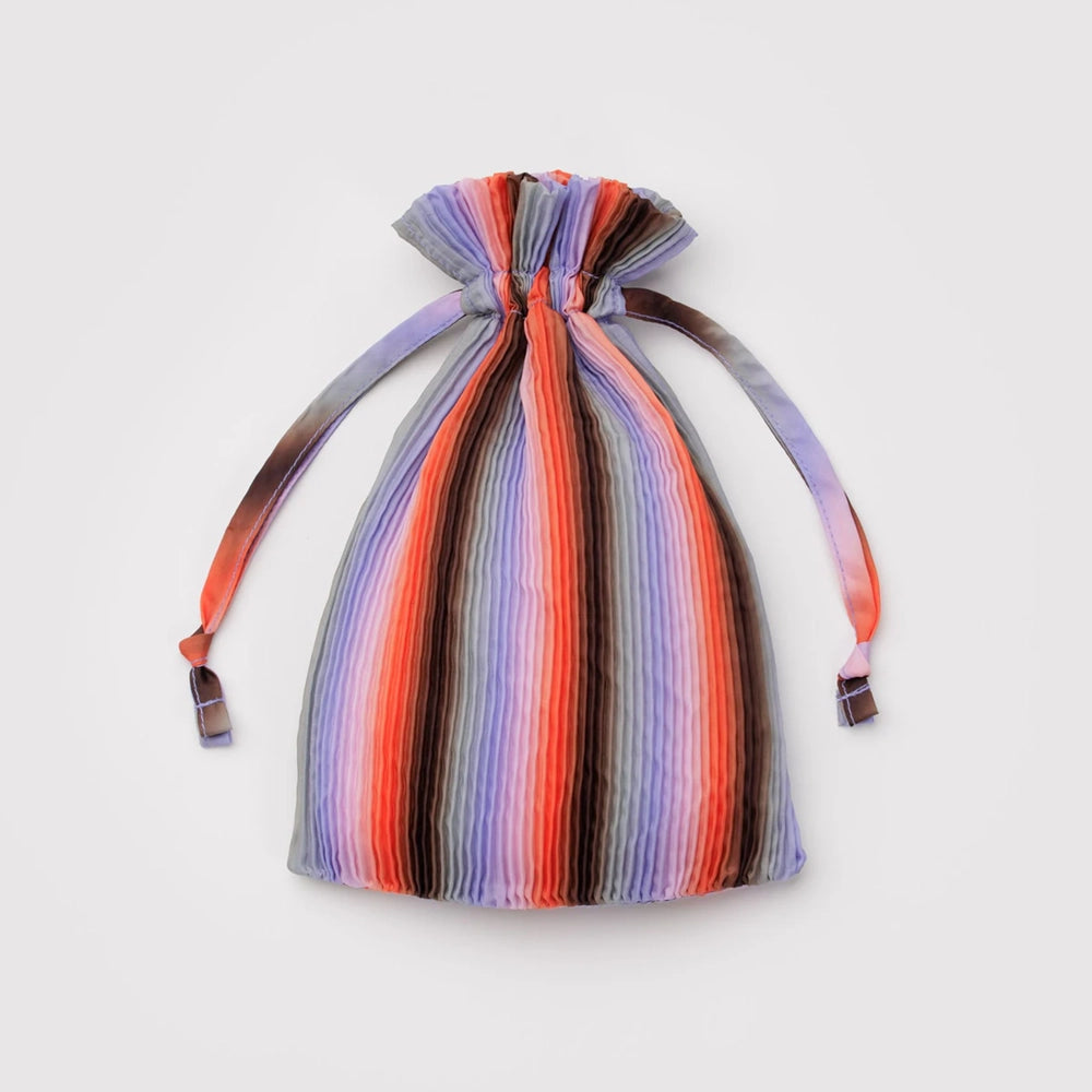 Baggu Pleated Tote Bag - Gradient Stripe