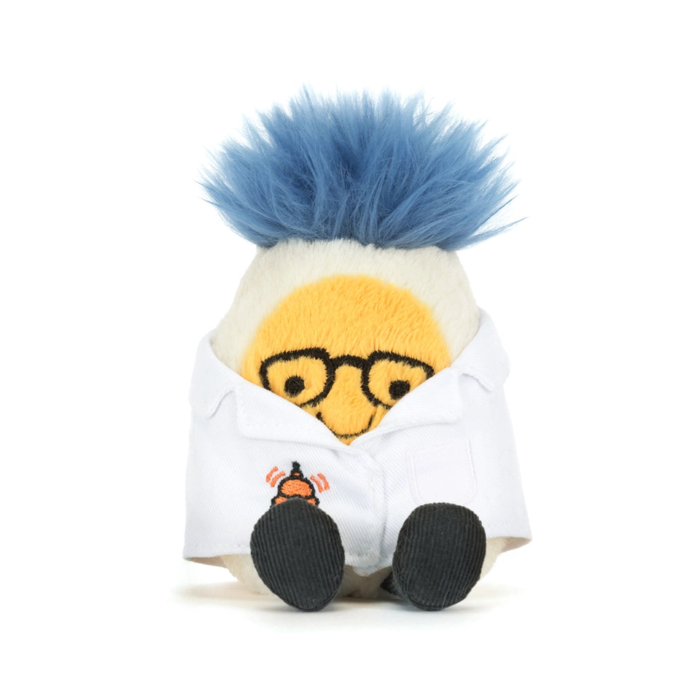 Amuseables Boiled Egg Plush - Scientist Outfit