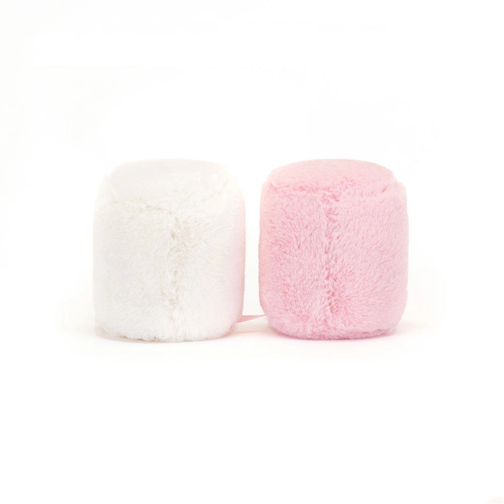 Amuseables Pink & White Marshmallows Plush