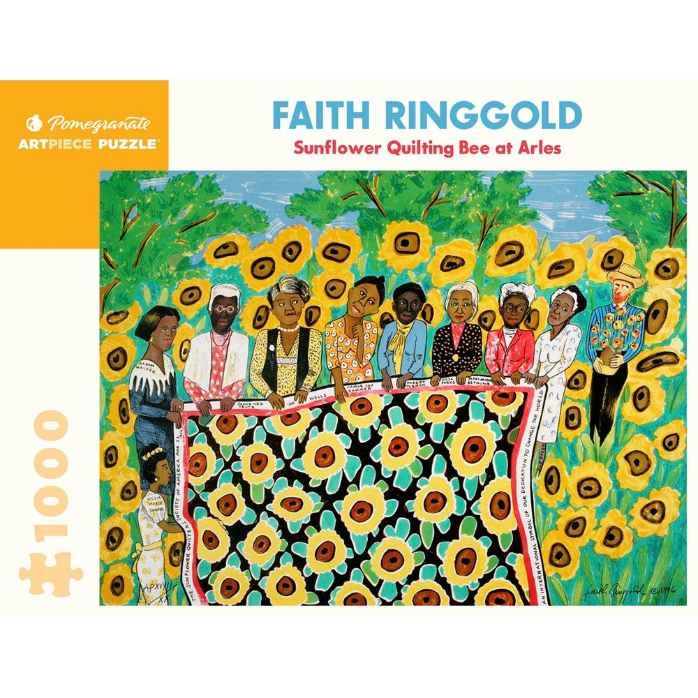 Faith Ringgold Sunflower Quilting Bee Puzzle