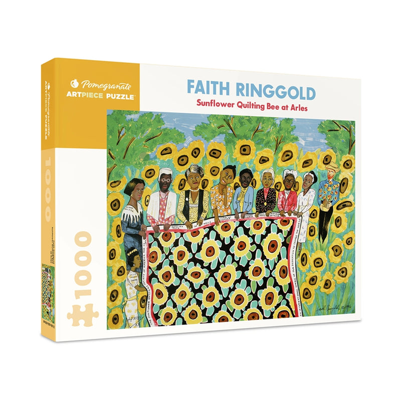 Faith Ringgold Sunflower Quilting Bee Puzzle