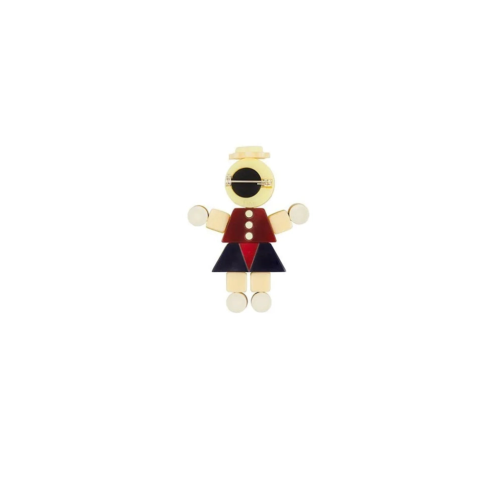 Leo Figurine Brooch
