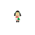 Nina Figurine Brooch