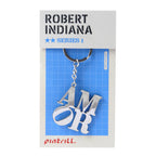 Robert Indiana Amor Keychain