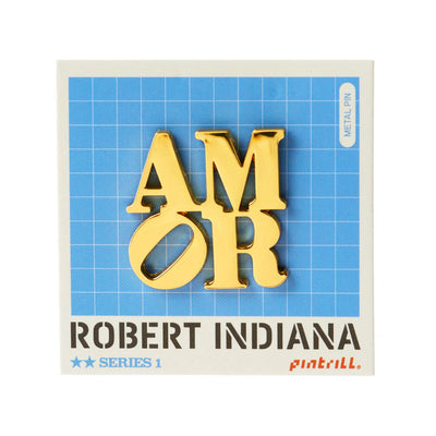 Robert Indiana Amor Pin