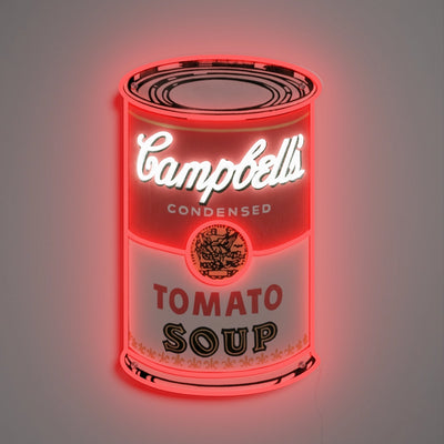 Andy Warhol Campbell's Soup Neon Sign