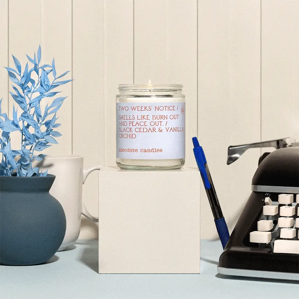 Two Weeks Notice Candle