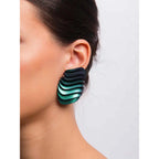 Athena Clip Earrings - Holographic