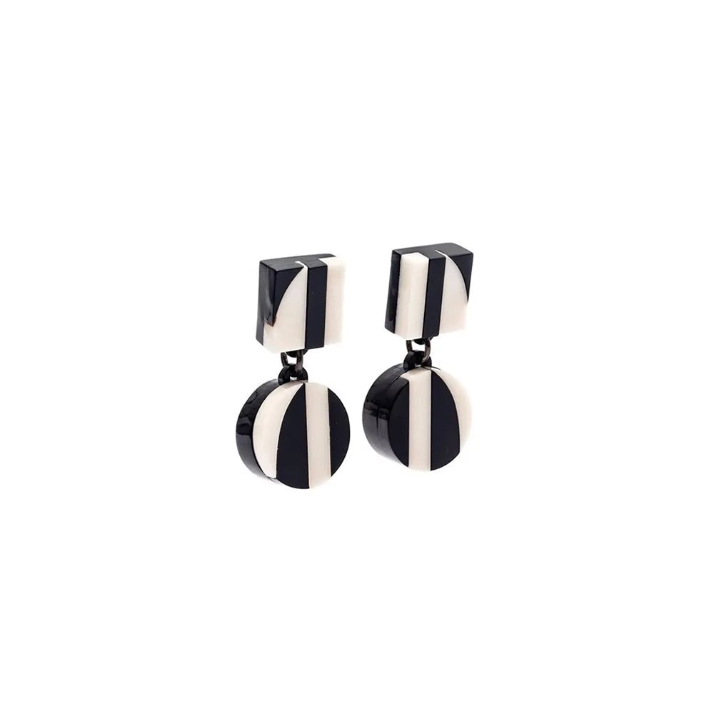 Aurora Two Lines Dangle Earrings