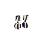 Aurora Two Lines Dangle Earrings