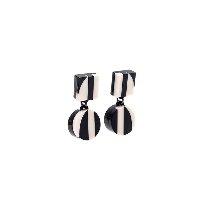 Aurora Two Lines Dangle Earrings
