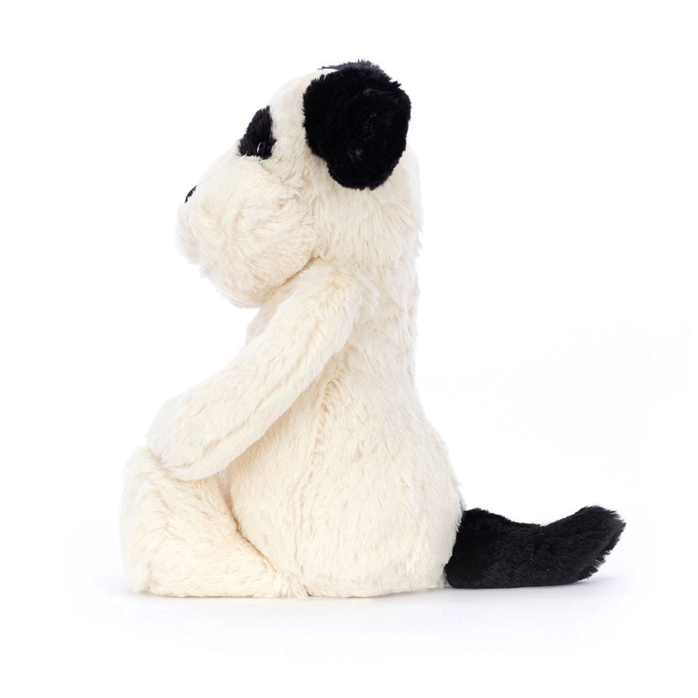 Bashful Rufferty Black & Cream Puppy Plush