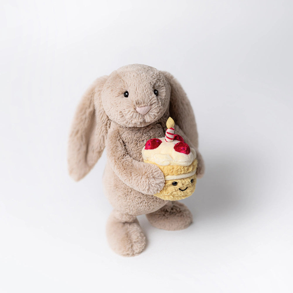 Bashful Beige Bunny Plush - Birthday
