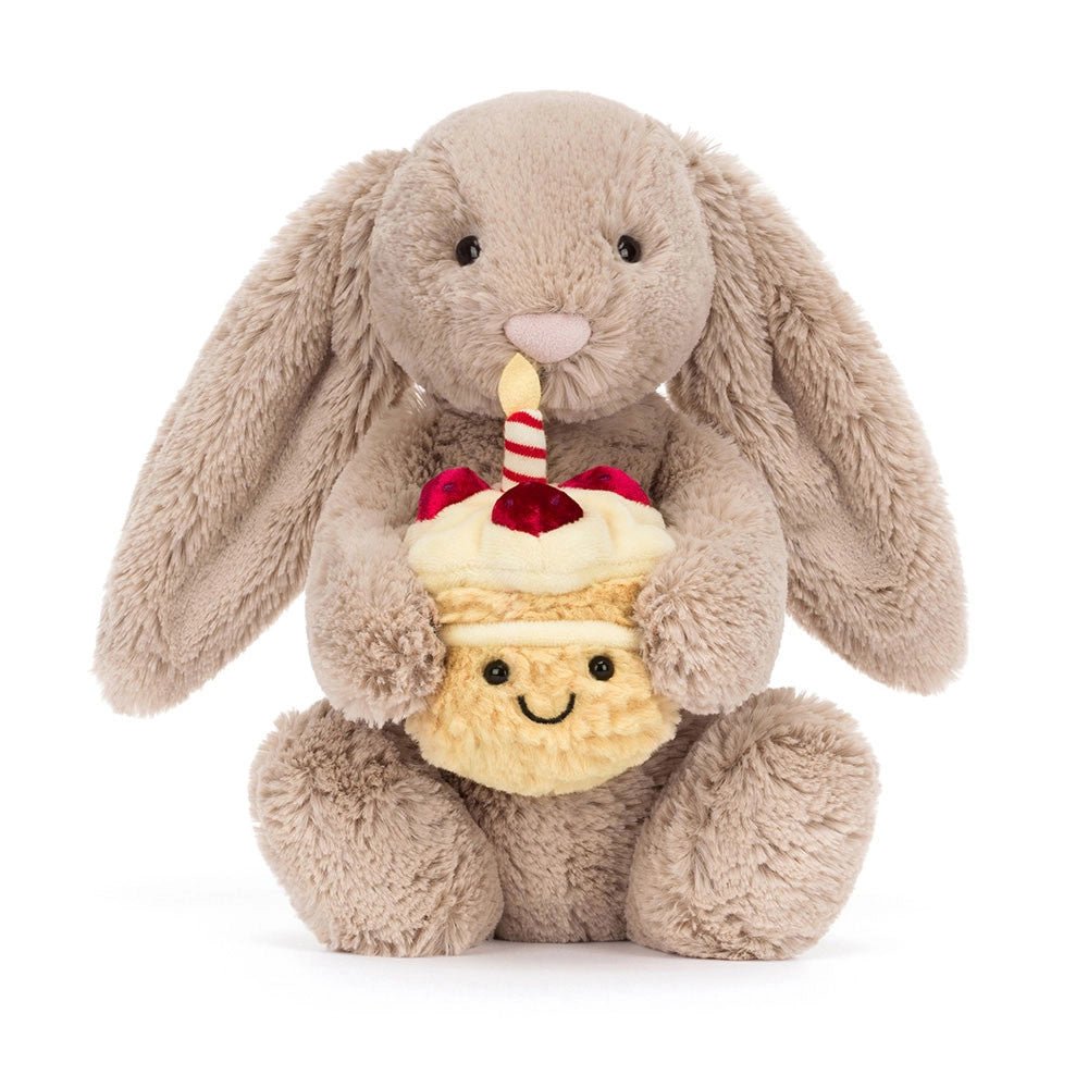 Bashful Beige Bunny Plush - Birthday