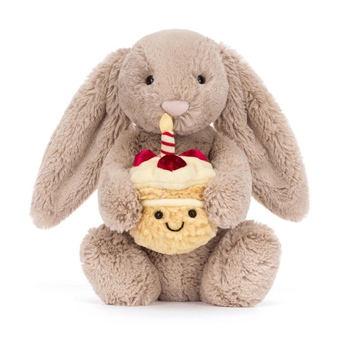 Bashful Beige Bunny Plush - Birthday