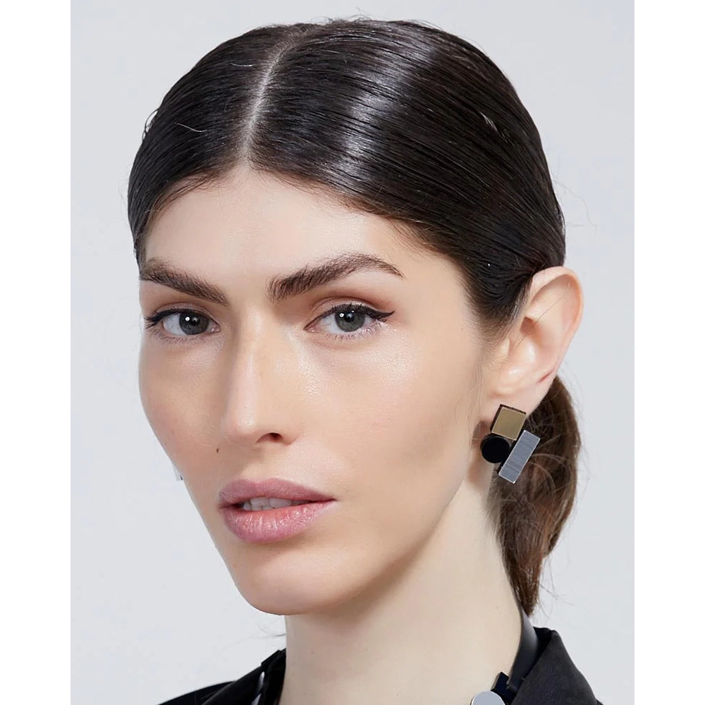 Bauhaus Small Clip-On Earrings