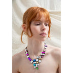 Bauhaus V Rainbow Necklace