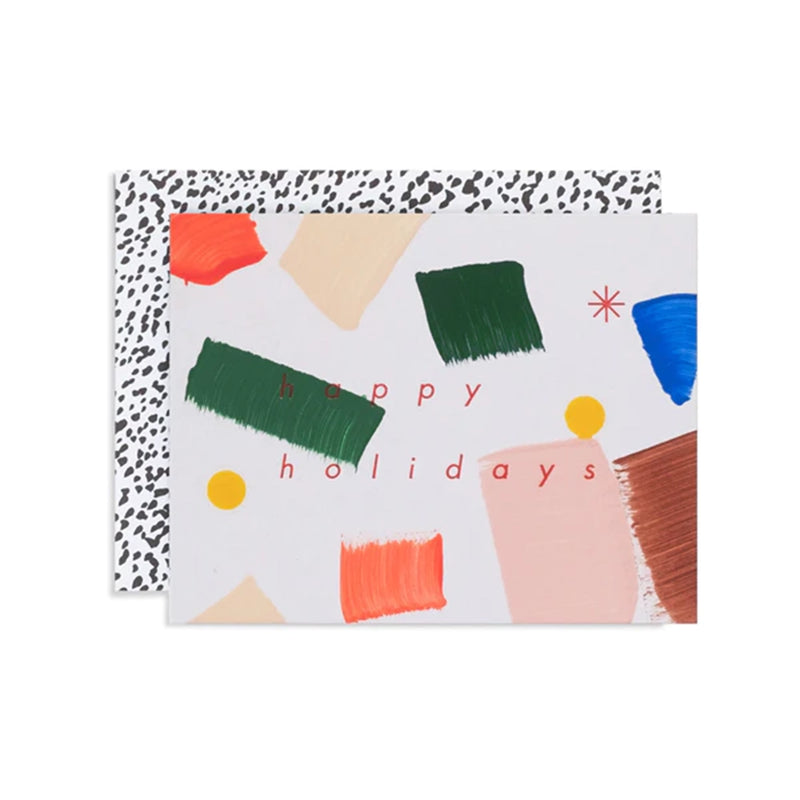 Holiday Confetti Painted Boxed Card Set