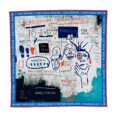 bandana of Basquiat artwork, Hollywood Africans 