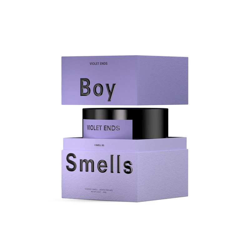 Violet Ends Hero Candle