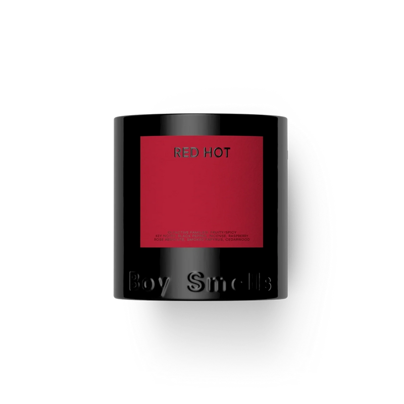 Red Hot Hero Candle