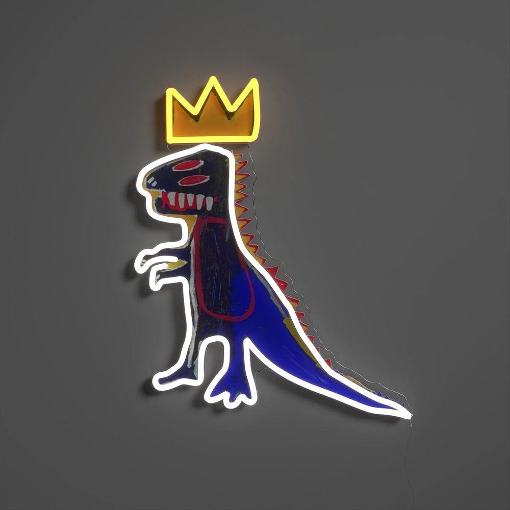 Basquiat Pez Dispenser Neon Sign