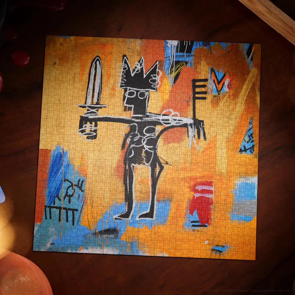 Basquiat Julius Caesar on Gold Puzzle