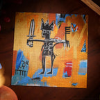 Basquiat Julius Caesar on Gold Puzzle
