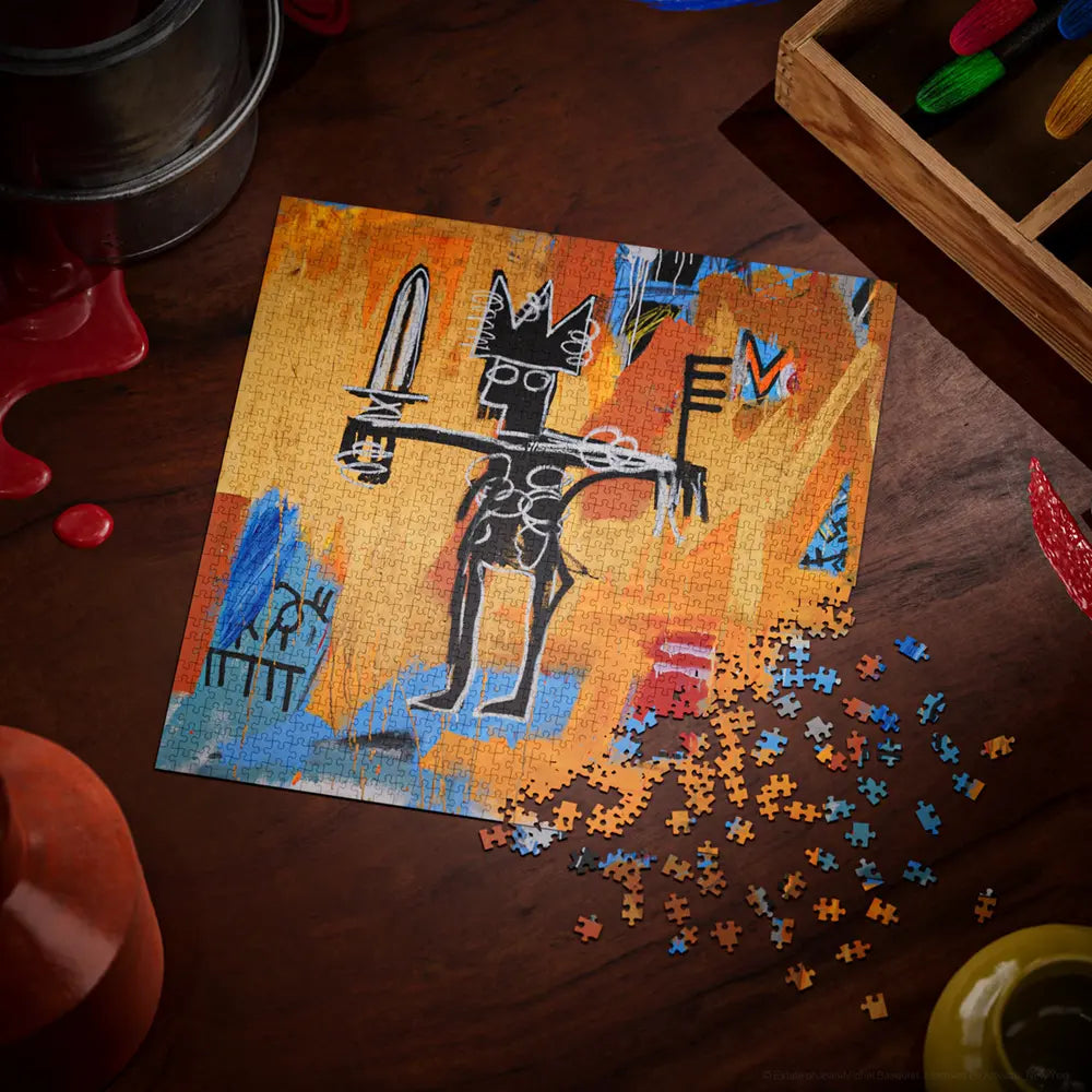 Basquiat Julius Caesar on Gold Puzzle