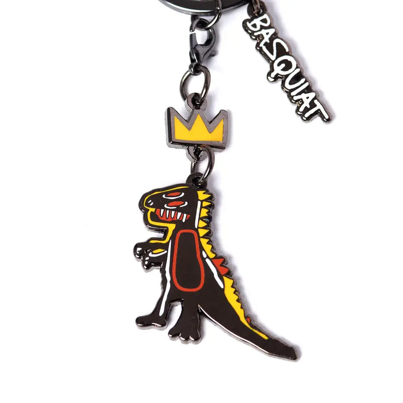 Basquiat Crowned T-Rex Keychain