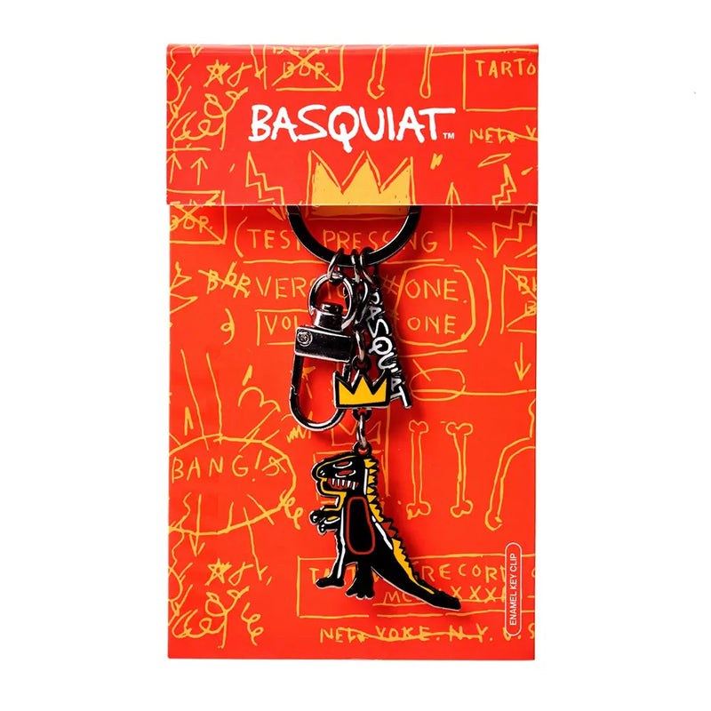 Basquiat Crowned T-Rex Keychain