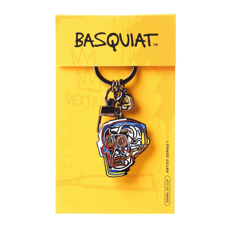 Basquiat Skull Keychain