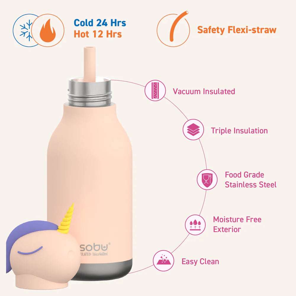 Bestie Water Bottle - Unicorn