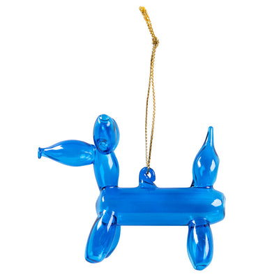 Glass Balloon Dog Ornament