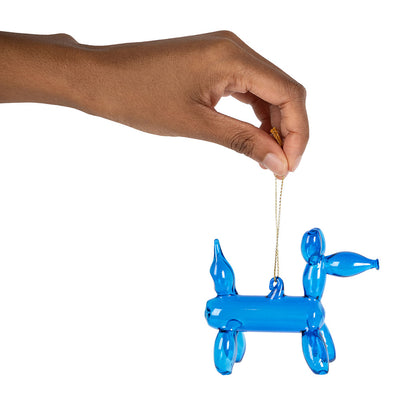 Glass Balloon Dog Ornament