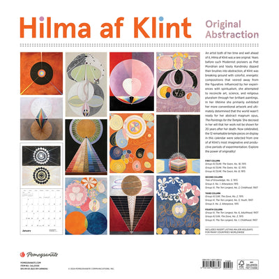 Hilma AF Klint 2025 Wall Calendar