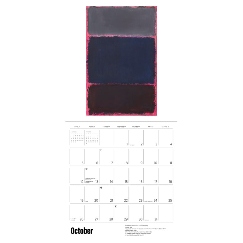 Rothko 2025 Wall Calendar