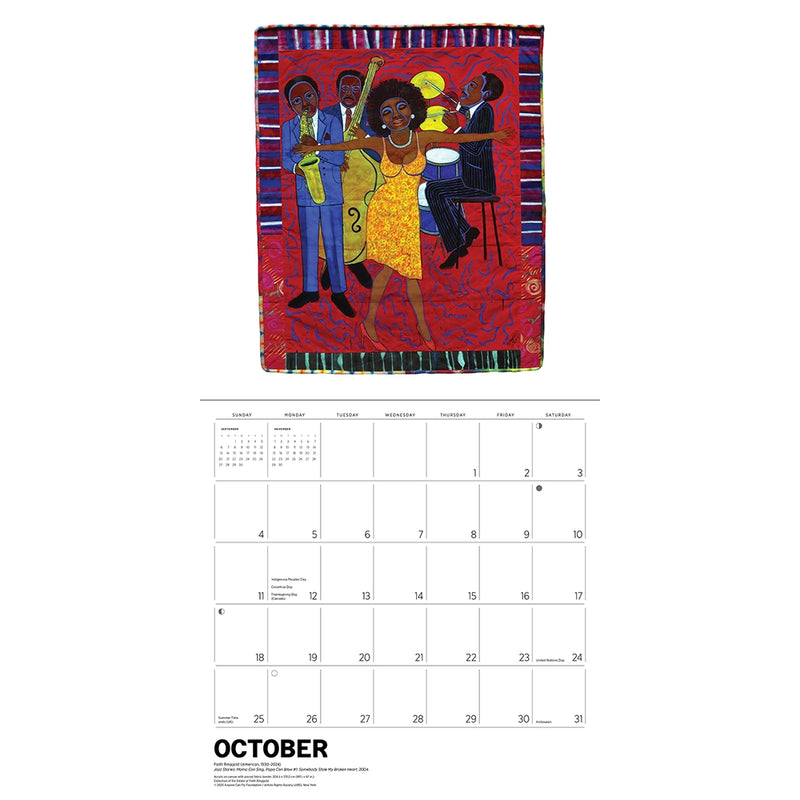 Faith Ringgold 2026 Wall Calendar